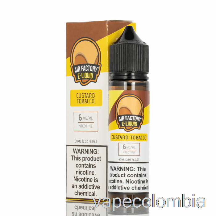 Tabaco Natillas Desechable Vape - E-líquido Air Factory - 60ml 0mg